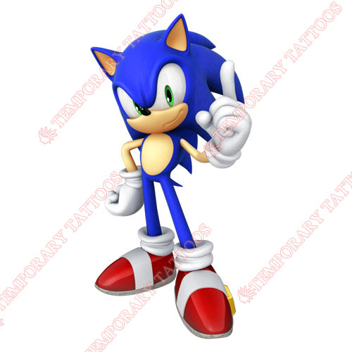 Sonic the Hedgehog Customize Temporary Tattoos Stickers NO.5291